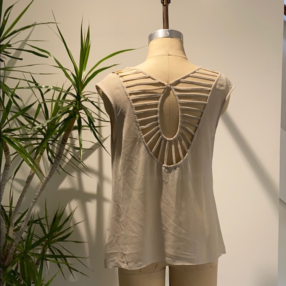 Cream blouse